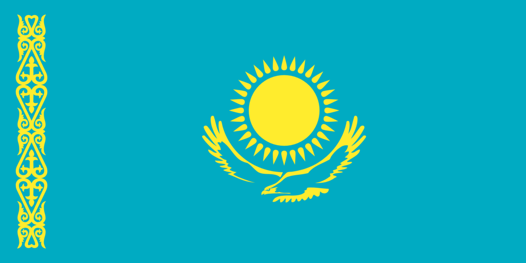 Country flags for hijra: Kazakhstan